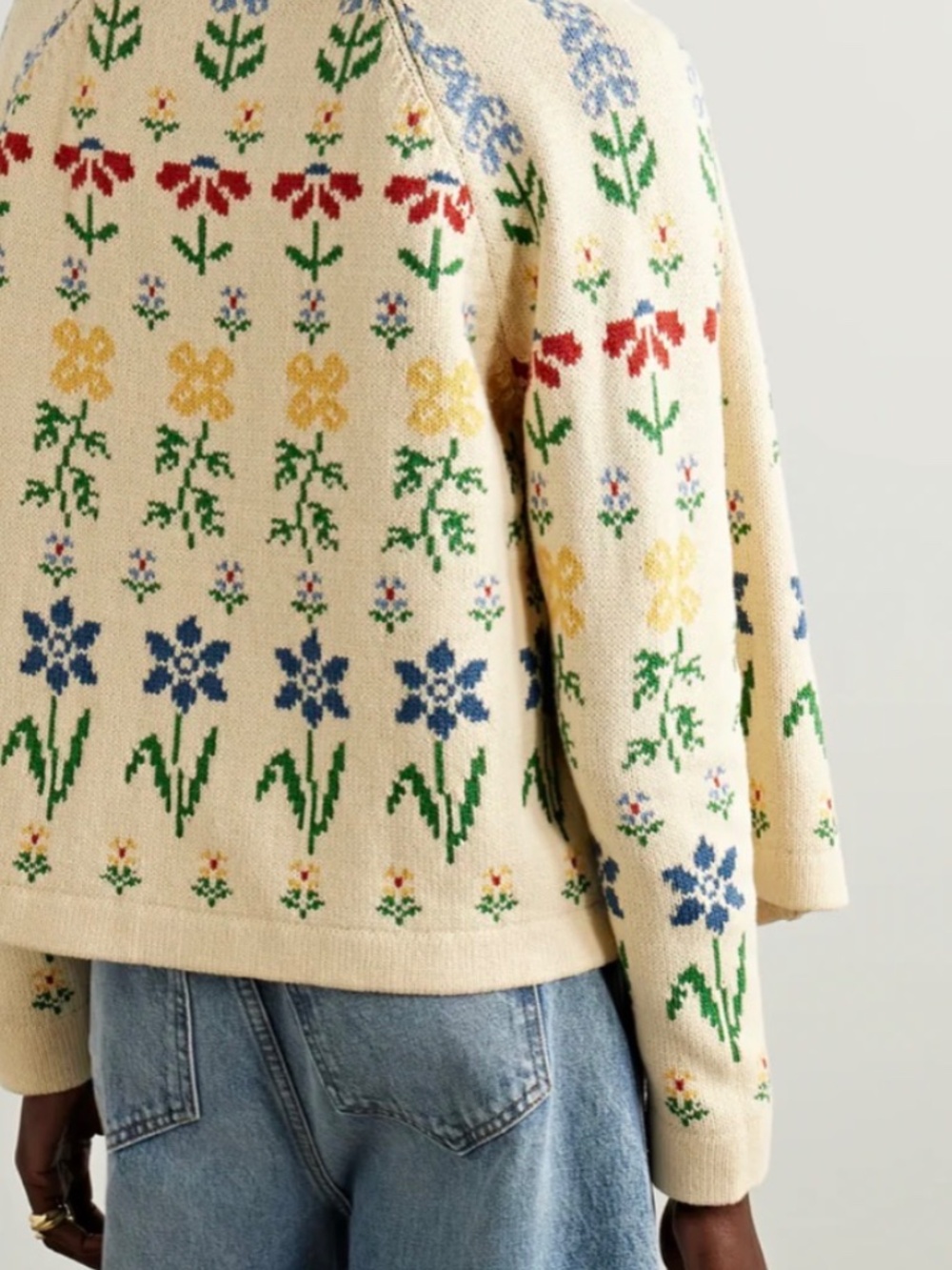 The Great Garden Lodge Cardigan Cream 0/XS - Picture 11 of 15